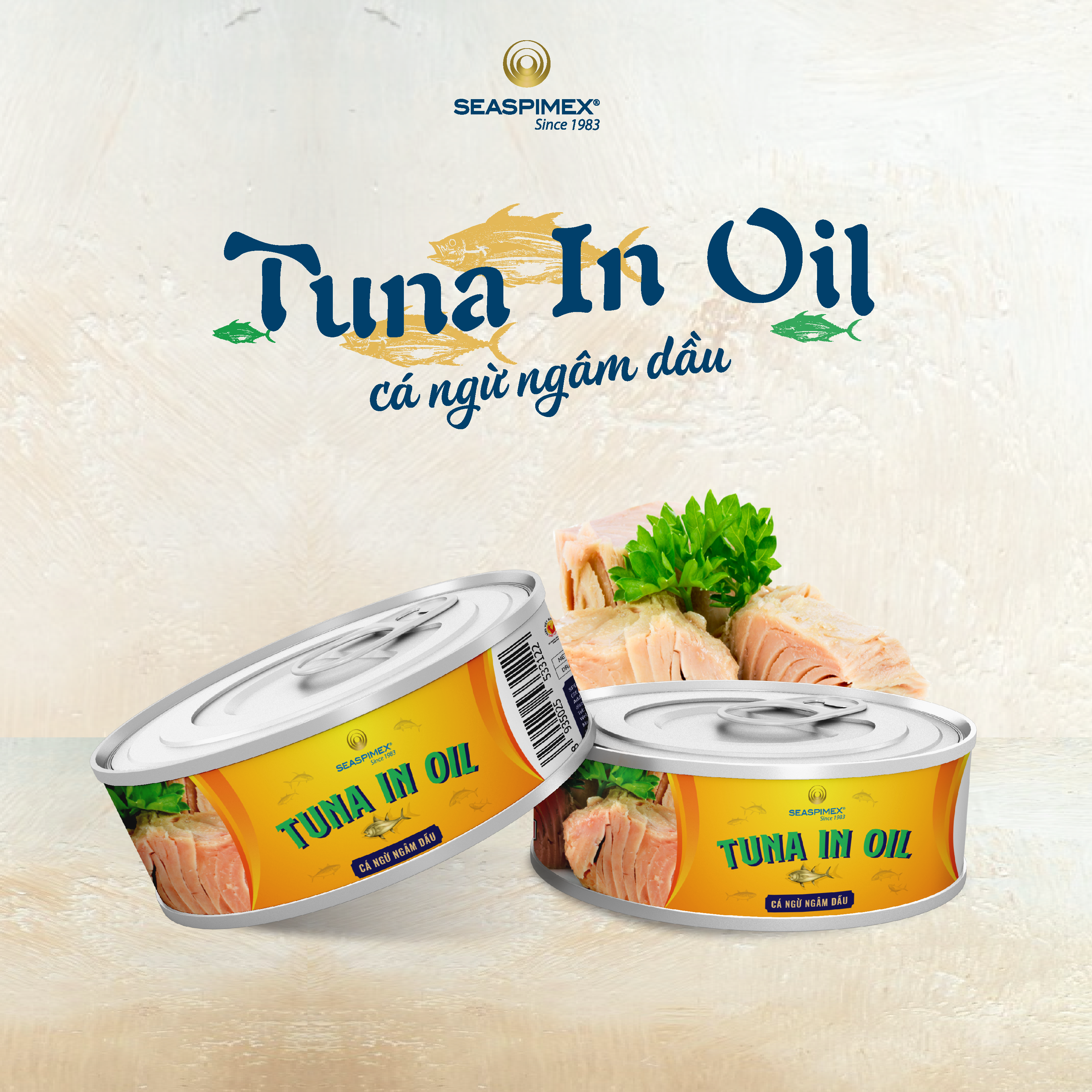 Canned Skipjack Tuna (Katsuwonus pelamis) – Solid in Soya Oil 170g